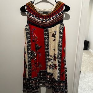 Maeve Printed Tank Mini Dress